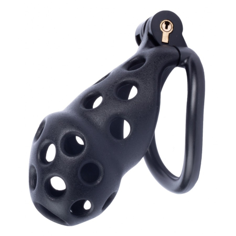 Circular Dotty Chastity Cage L - klec na penis   