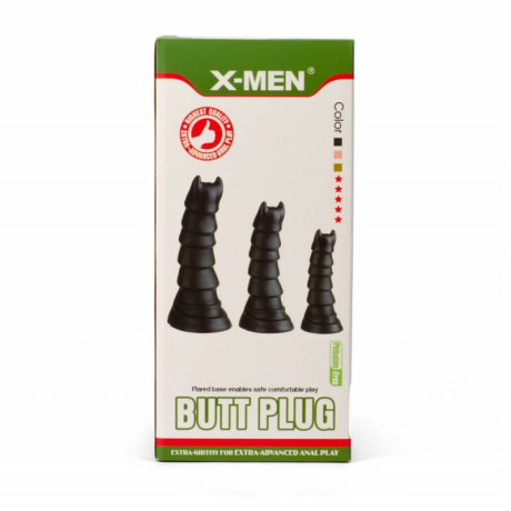 LoveToy X-MEN 11" Monster Butt Plug Black Large