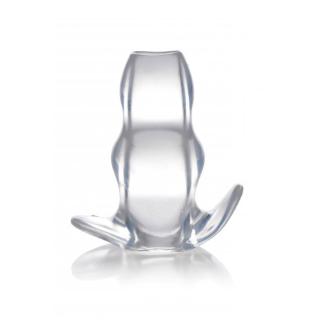 Master Series Clear View Hollow Anal Plug Large 13 x 6 cm