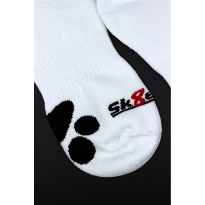 Sk8erboy PUPPY Short Crew Socks White