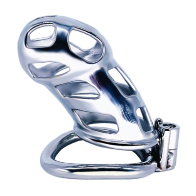 FRRK Cobra Chastity Cage Stainless Steel - kovová klec na penis