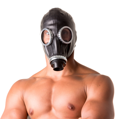 BRUTUS Full Rubber Gas Mask - plynová maska bez filtru
