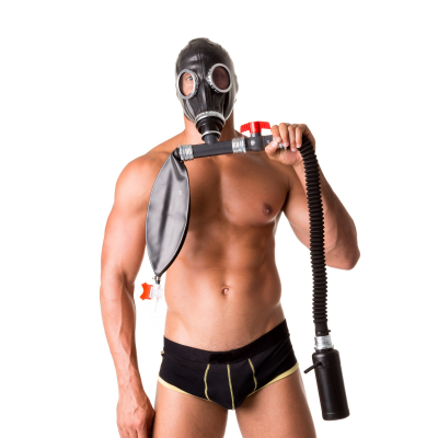 BRUTUS Full Rubber Gas Mask - plynová maska bez filtru