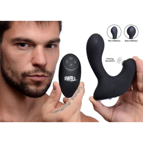 Swell 10X Inflatable & Tapping Prostate Vibe w/ Remote Control