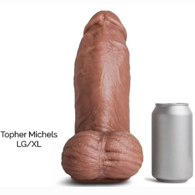 Mr. Hankey’s Toys Topher Michels Large Dildo - velké realistické dildo 27 x 8 cm