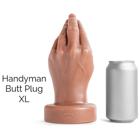 Mr. Hankey’s Toys Handyman XL Butt Plug - velký fist anální kolík 23 x 9 cm