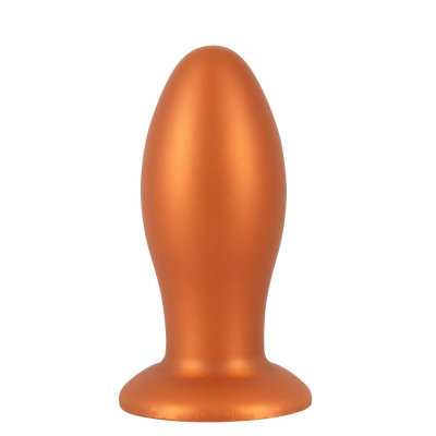 ANOS Big Soft Butt Plug With Suction Cup - velký silikonový anální kolík 16 x 6,4 cm