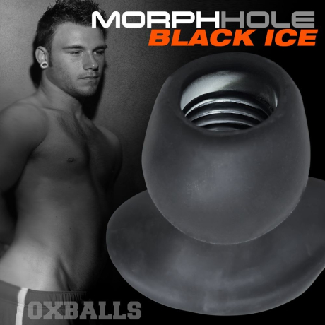 Oxballs MORPHHOLE 1 Gaper Plug Black Ice S