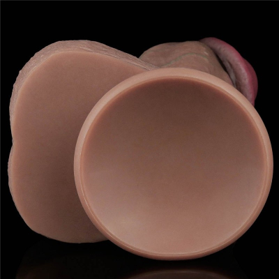 LoveToy 11" Dual Layered Nature Silicone Cock - realistické dildo 28 x 7,4 cm