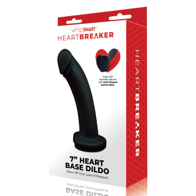 HEARTBREAKER 7" Silicone Dildo With Heart Base