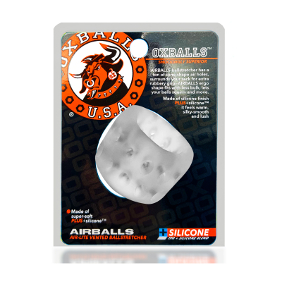 Oxballs AIRBALLS Air-Lite Ballstretcher Clear Ice