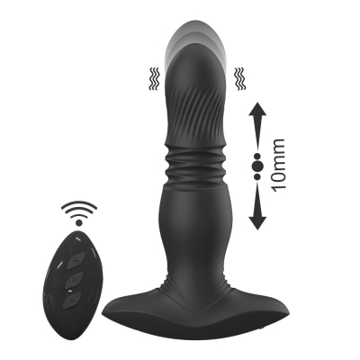 Zenn Anal Pleasure Remote Controlled Anal Thrusting Vibrator  - anální vibrátor s funkcí pohybu