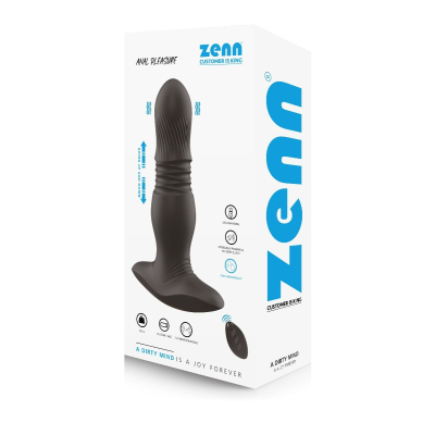 Zenn Anal Pleasure Remote Controlled Anal Thrusting Vibrator