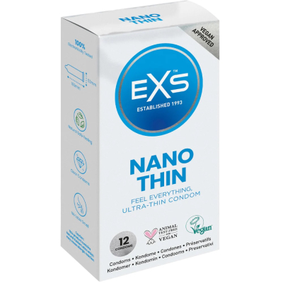 EXS Nano Thin Condoms - ultra tenké kondomy 12 ks